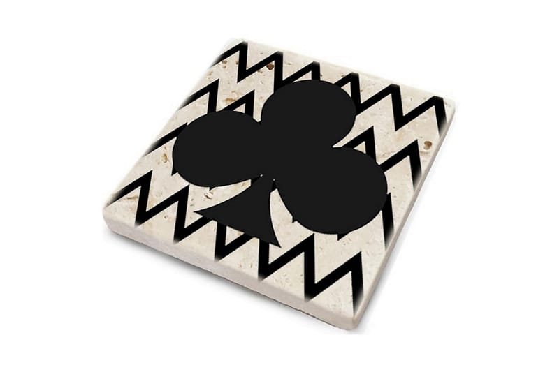 Glassunderlag 4-pk - Flerfarget - Innredning - Borddekorasjon & bordpynt - Glassbrikker