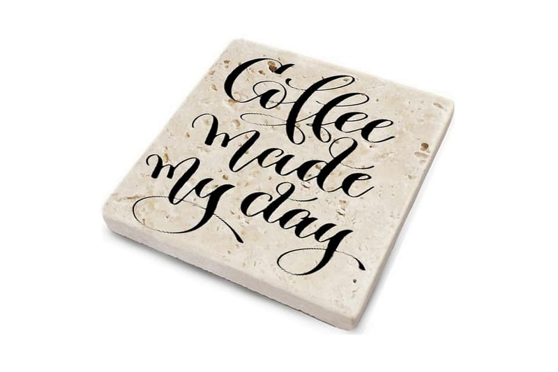 Glassunderlag 4-pk - Flerfarget - Innredning - Borddekorasjon & bordpynt - Glassbrikker