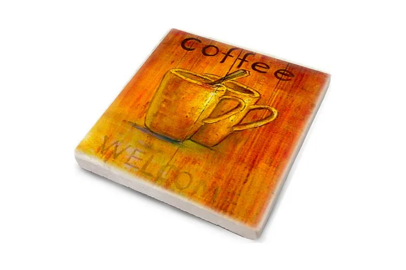 Kitchenware Glass Matt (4 Pieces) - Flerfarget - Innredning - Borddekorasjon & bordpynt - Glassbrikker