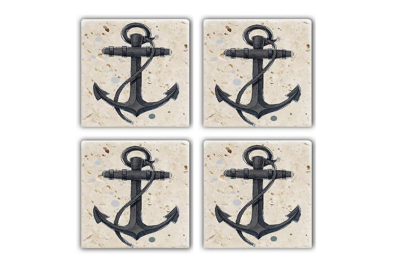 Kitchenware Glass Matt (4 Pieces), Flerfarget