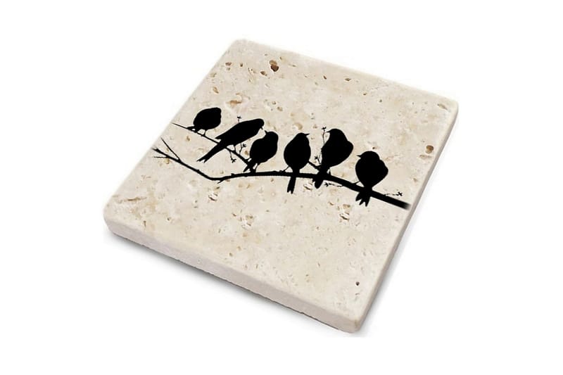 Kitchenware Glass Matt (4 Pieces) - Flerfarget - Innredning - Borddekorasjon & bordpynt - Glassbrikker