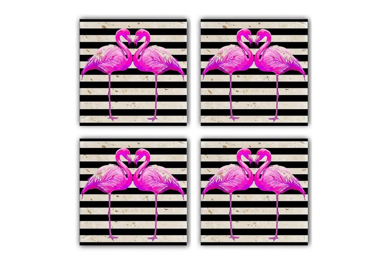 Kitchenware Glass Matt (4 Pieces), Flerfarget