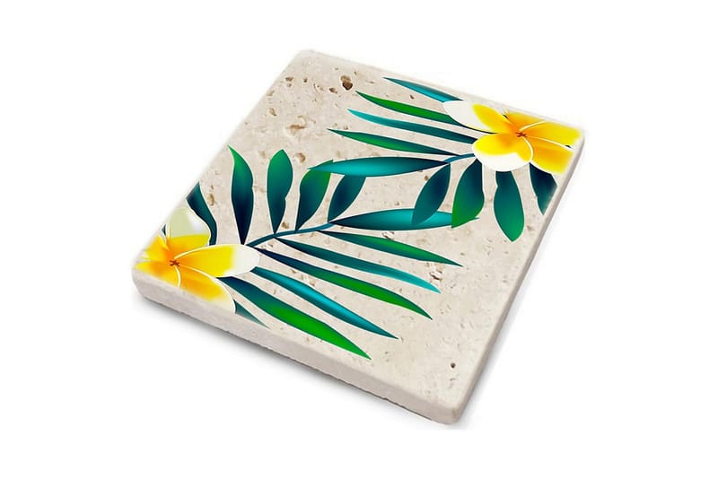 Kitchenware Glass Matt (4 Pieces) - Flerfarget - Innredning - Borddekorasjon & bordpynt - Glassbrikker