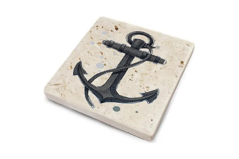 Kitchenware Glass Matt (4 Pieces) - Flerfarget - Innredning - Borddekorasjon & bordpynt - Glassbrikker