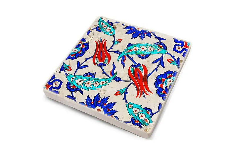 Kitchenware Glass Matt (4 Pieces) - Flerfarget - Innredning - Borddekorasjon & bordpynt - Glassbrikker