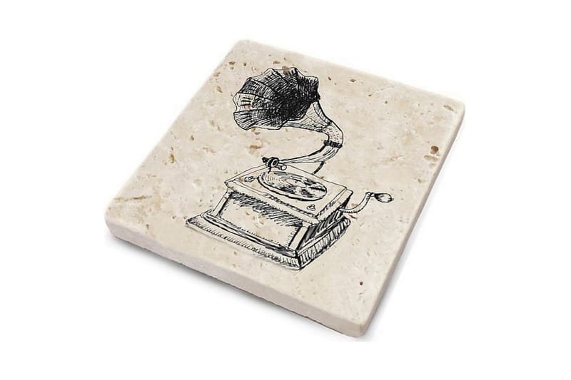 Kitchenware Glass Matt (4 Pieces) - Flerfarget - Innredning - Borddekorasjon & bordpynt - Glassbrikker