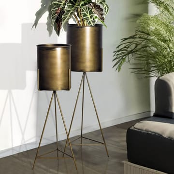 Corino Vase 89 cm Sett med 2 - Gullfarget - Innredning - Krukker
