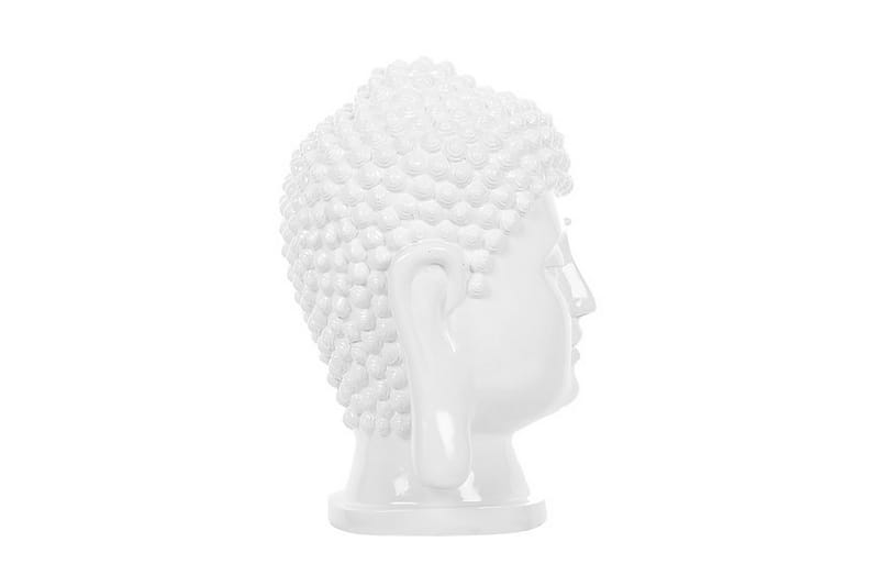 Buddha Figur 24 / 24 / 41 cm - Hvit - Innredning - Dekorasjon
