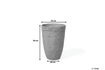 Camia Krukke 35,5 cm - Grå - Hage - Dyrking & hagearbeid - Dyrking - Blomsterpotter - Store blomsterkrukker