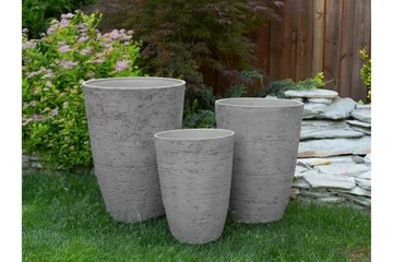 Camia Krukke 35,5 cm - Grå - Hage - Dyrking & hagearbeid - Dyrking - Blomsterpotter - Store blomsterkrukker