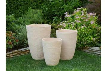 Camia Krukke 51 cm - Beige - Hage - Dyrking & hagearbeid - Dyrking - Blomsterpotter - Store blomsterkrukker