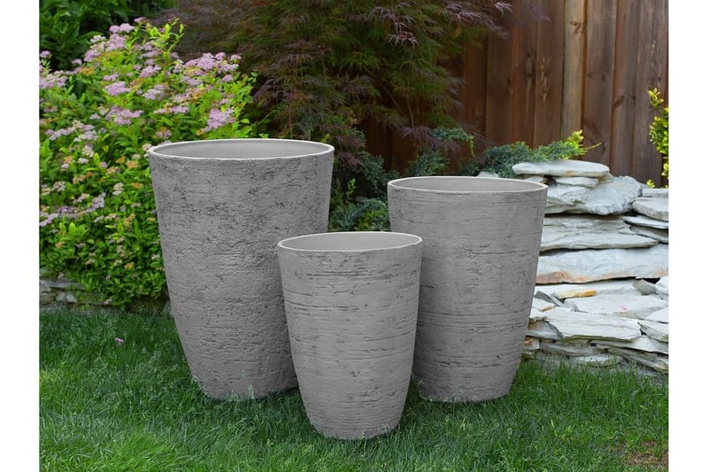 CAMIA Krukke 51 cm - Grå - Innredning - Dekorasjon