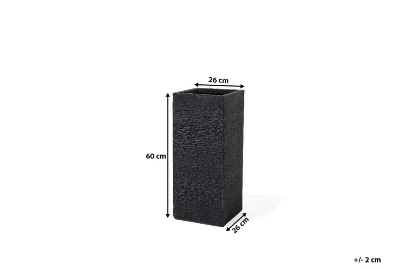 Dion Krukke 33 cm - Svart - Hage - Dyrking & hagearbeid - Dyrking - Blomsterpotter - Store blomsterkrukker