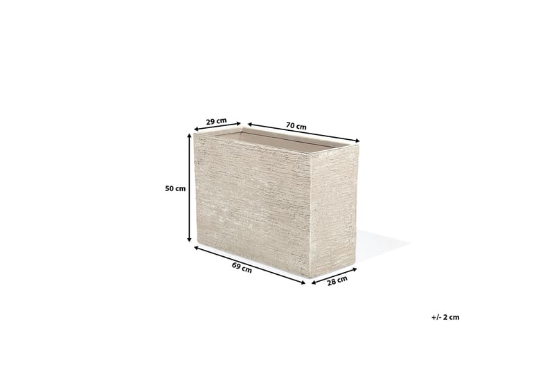 Edessa Krukke 70 cm - Beige - Innredning - Dekorasjon