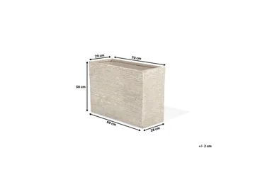 Edessa Krukke 70 cm - Beige - Hage - Dyrking & hagearbeid - Dyrking - Blomsterpotter - Store blomsterkrukker