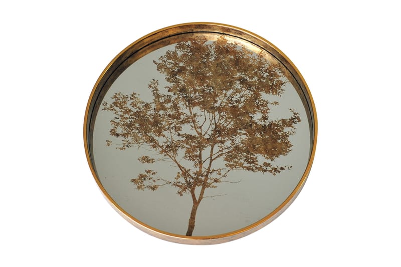 Galar Dekorskål 45 cm Rund, Gull