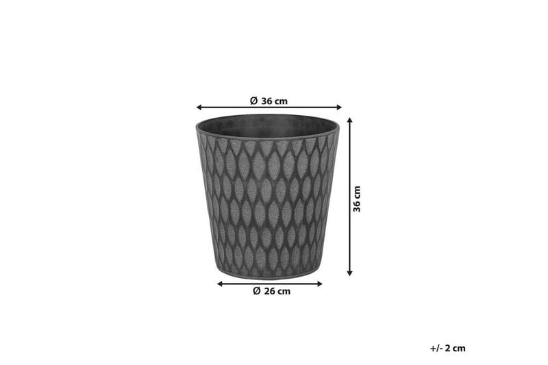 Lavrio Blomsterkrukke 36 cm - Grå - Innredning - Dekorasjon
