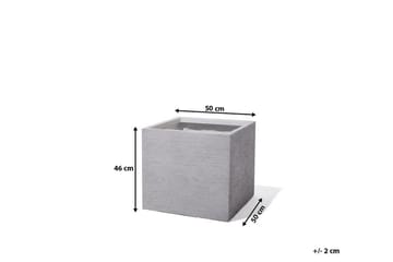 Paros Krukke 50 cm - Hvit - Hage - Dyrking & hagearbeid - Dyrking - Blomsterpotter - Store blomsterkrukker