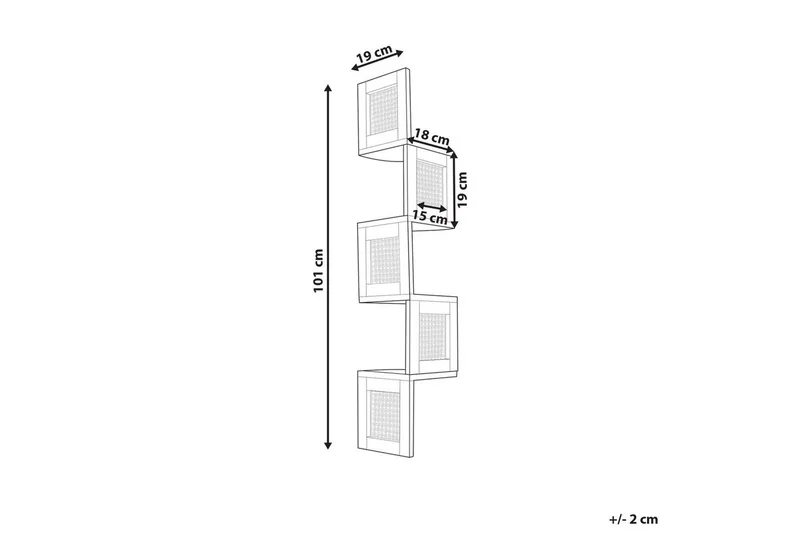 Bokhylle Alder Sort, Lyst Tre - Sort, Lyst Tre - Innredning - Dekorasjon - Pyntegjenstand - Bokstøtte
