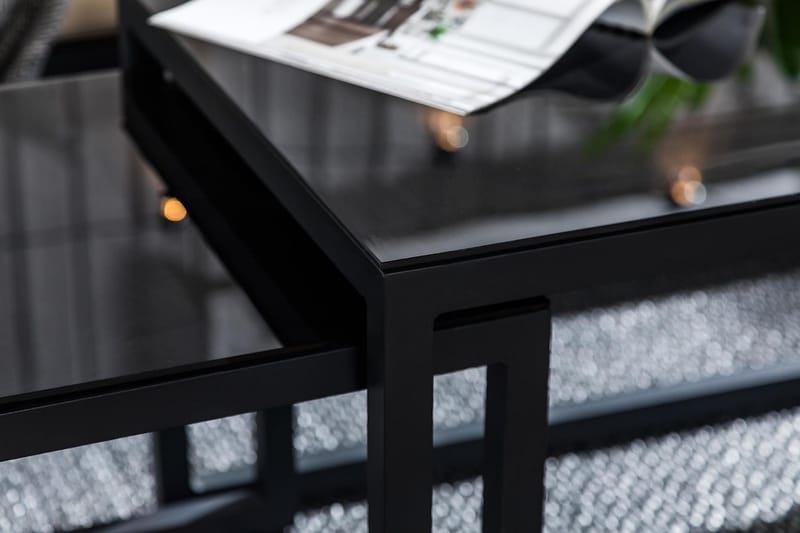 Bullerö Loungegruppe - Svart/Teak - Hage - Utemiljø - Veranda & terrasse - Verandamøbler