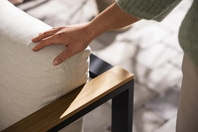 Bullerö Loungegruppe - Svart/Teak - Hage - Utemiljø - Veranda & terrasse - Verandamøbler