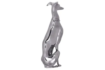 Dekorativ figur Wohnling Aluminium Hund Sølv Moderne - Innredning - Dekorasjon - Pyntegjenstand - Skulptur