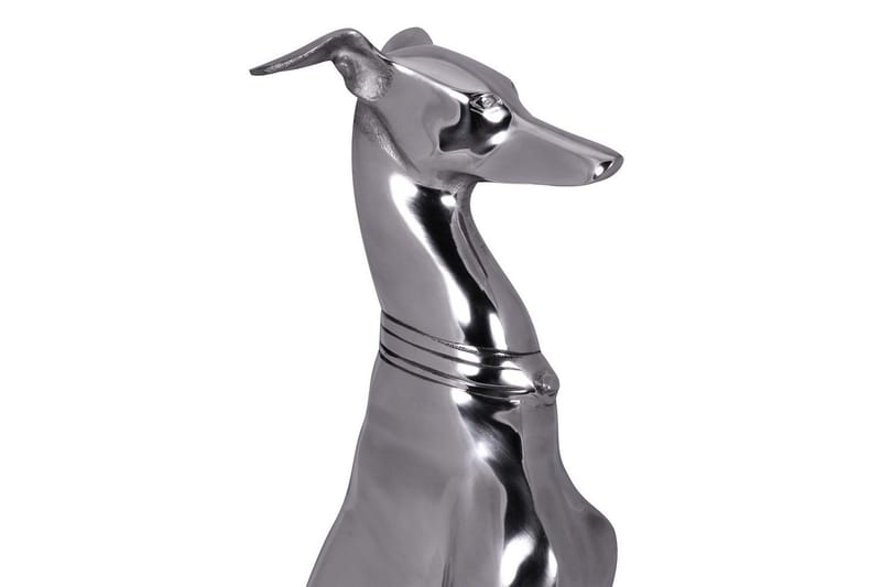 Dekorativ figur Wohnling Aluminium Hund Sølv Moderne - Innredning - Dekorasjon - Pyntegjenstand - Skulptur