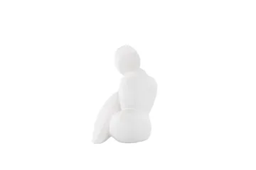 Floda Skulptur 9x14 cm - Hvit - Innredning - Dekorasjon - Pyntegjenstand - Skulptur