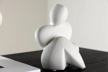 Floda Skulptur 9x14 cm - Hvit - Innredning - Dekorasjon - Pyntegjenstand - Skulptur