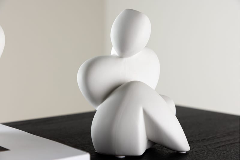 Floda Skulptur 9x14 cm - Hvit - Innredning - Dekorasjon - Pyntegjenstand - Skulptur