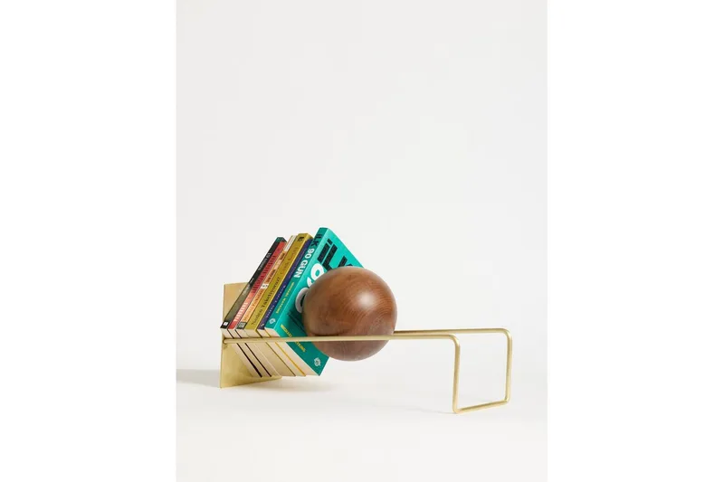 Orvic Bokstöd 49x18 cm - Antikk Gull - Innredning - Dekorasjon - Pyntegjenstand - Bokstøtte