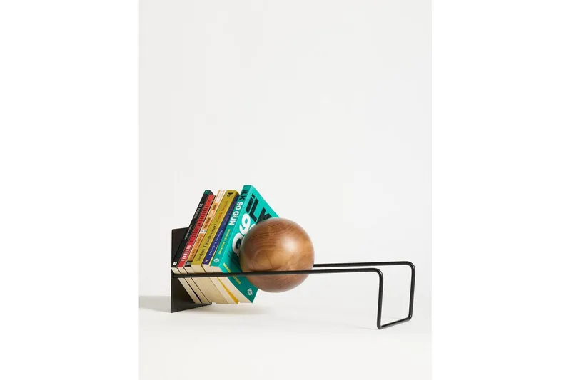 Orvic Bokstöd 49x18 cm - Sort - Innredning - Dekorasjon - Pyntegjenstand - Bokstøtte