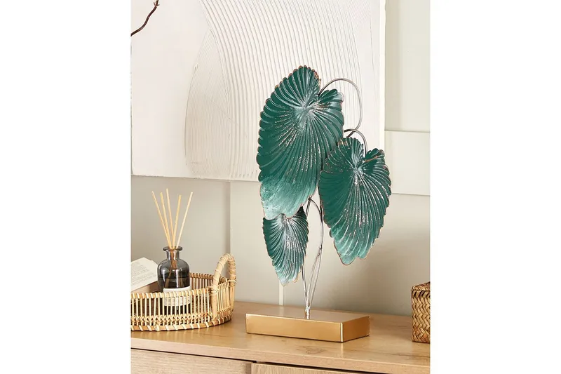 Prydnadsfigur Beliani Sodium blue||GOLD - Innredning - Dekorasjon - Pyntegjenstand - Skulptur
