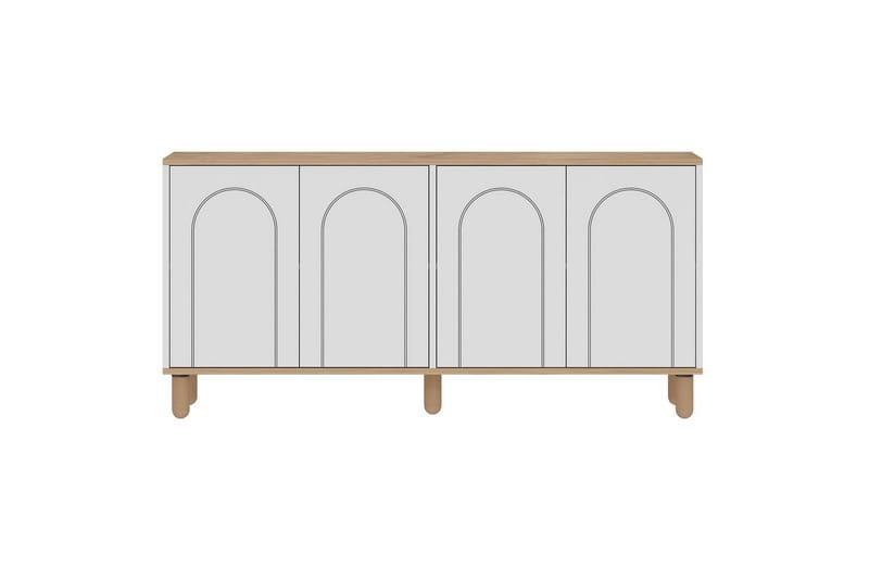 Salven Skulptur 150x73 cm, Eik/Hvit