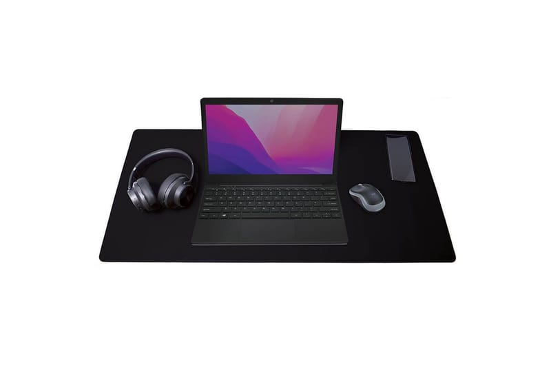 Skrivebordsmatte Desire2 Vegansk Lær 400x900mm Sølv - Sølv - Innredning - Dekorasjon - Skrivebordunderlag