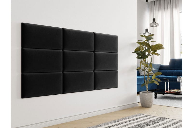 Zaratuz Veggpanel Stoppet 60x30 cm - Svart - Hus & oppussing - Bygg - Gulv, vegg & tak - Gulv & veggkledning - Veggpanel & panelplate