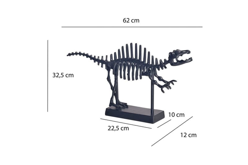 Dekorativ figur Wohnling Dekorativ T-Rex Aluminium Moderne - Innredning - Dekorasjon