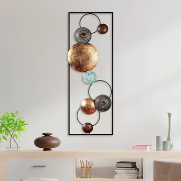 Dekorativt metallveggtilbehør Wallxpert Melodi (32 x 90 x 4 cm) - Innredning - Bilder & kunst