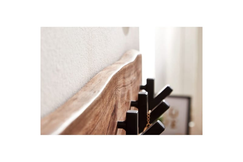 Garderobe Wohnling Vegghengt klesstativ 8 metallkroker knudrete heltre - Innredning - Håndtak & beslag - Møbelhengsler
