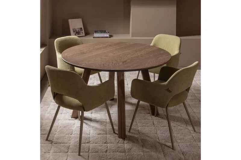 Bordben Haarlem Sett av 2 - Kashmirbrun - Innredning - Håndtak & beslag - Møbelhengsler - Møbelben