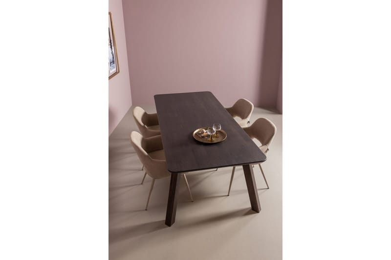 Bordben Haarlem Sett av 2 - Mystisk Brun - Innredning - Håndtak & beslag - Møbelhengsler - Møbelben