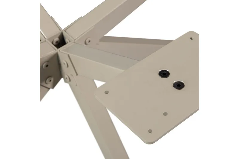 Bordben Holland - Dakargrau, 72x80x80 cm - Innredning - Håndtak & beslag - Møbelhengsler - Møbelben