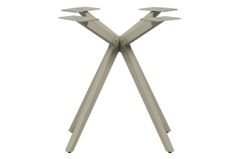 Bordben Holland - Dakargrau, 72x80x80 cm - Innredning - Håndtak & beslag - Møbelhengsler - Møbelben