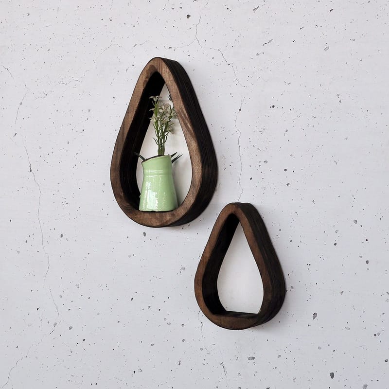 Decorative Wooden Wall Shelf Hanah Home - Innredning - Håndtak & beslag - Møbelhengsler