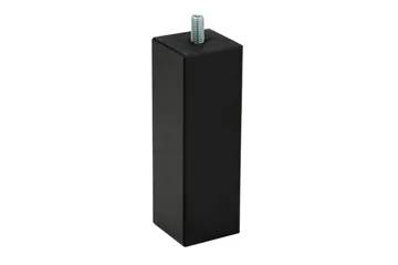 Lucky Sengeben 15 cm - 4-pack Svart - Innredning - Håndtak & beslag - Møbelhengsler - Møbelben