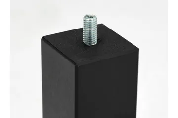 Lucky Sengeben 15 cm - 4-pack Svart - Innredning - Håndtak & beslag - Møbelhengsler - Møbelben