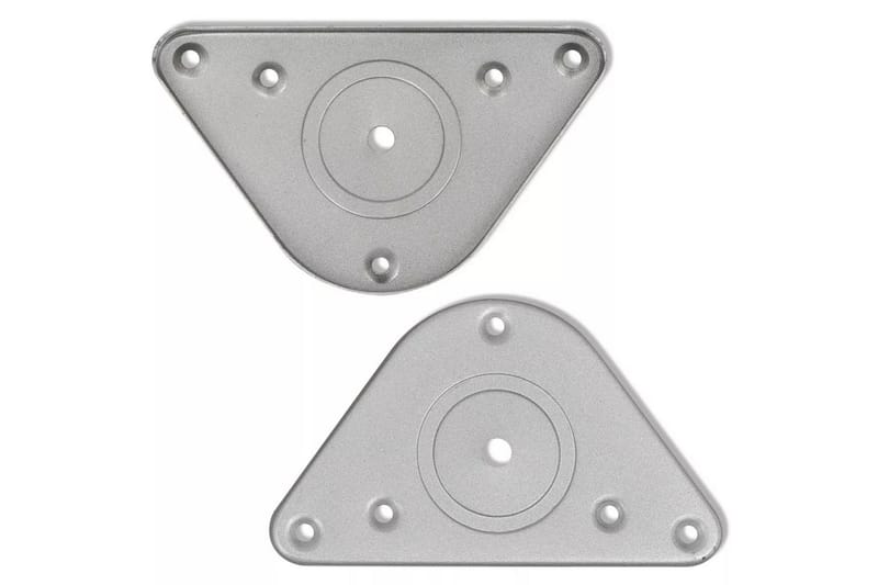 4 Height justerbare Bordben Krom 870 mm - Krom - Innredning - Håndtak & beslag - Møbelhengsler - Møbelben