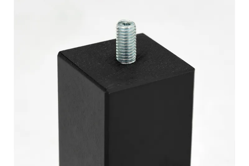 Lucky Sengeben 15 cm - 4-pack Svart - Innredning - Håndtak & beslag - Møbelhengsler - Møbelben