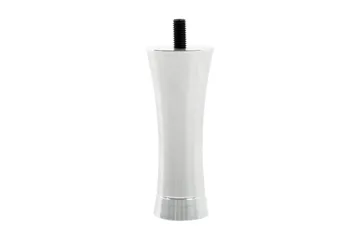 Sengeben 4-pakning Bred 12 cm Aluminium Hvit - Metall - Innredning - Håndtak & beslag - Møbelhengsler - Møbelben