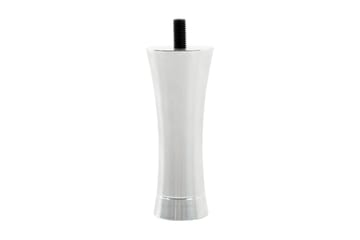Sengeben Bred 12 cm Aluminium Hvit - Metall - Innredning - Håndtak & beslag - Møbelhengsler - Møbelben